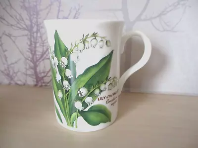 Buy CROWN TRENT- Fine Bone China   LILY OF THE VALLEY   MUG - 10 Cms Tall - • 3£