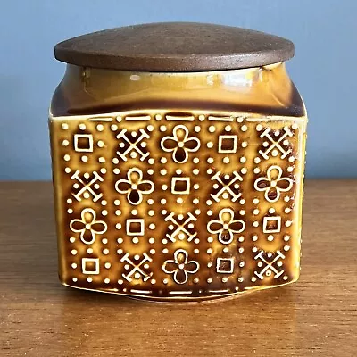 Buy Vintage Sadler Pottery Tan Kitchen Storage Jar Canister • 18£
