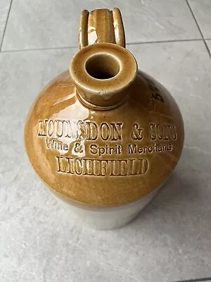 Buy Antique Mounsdon & Sons, Lichfield Brewery, One Gallon Stoneware Flagon • 27.50£