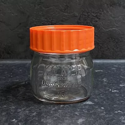 Buy Kilner Jar Vintage Around 350ml Orange Lid • 5£