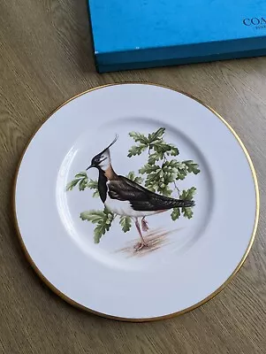 Buy Vintage Coalport Bone China Lapwing Boxed Large Collectors Plate 10 3/4  • 7.50£