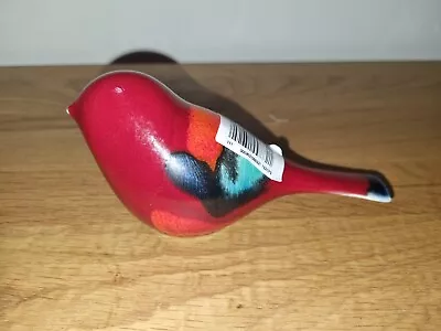 Buy A Poole Pottery Small Bird Perching Ornament Volcano New Sticker • 29.99£