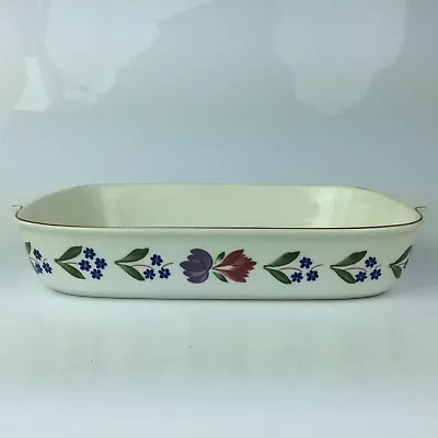 Buy Wedgwood Ceramic Old Colonial Baking Tray Etruria &Barlaston Floral Pattern Dish • 10£