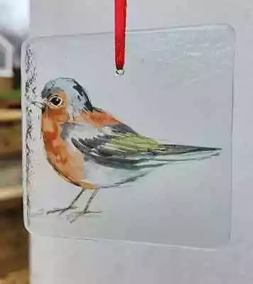 Buy Suncatcher Chaffinch Bird Stained Glass Stain Glass Gift Decoration Window Birds • 20£