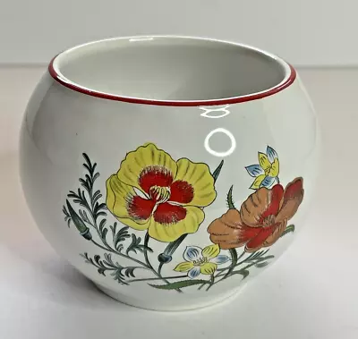 Buy Royal Victoria Pottery Wade Floral Pattern Vase. Round. 3 Inch High. • 7.50£