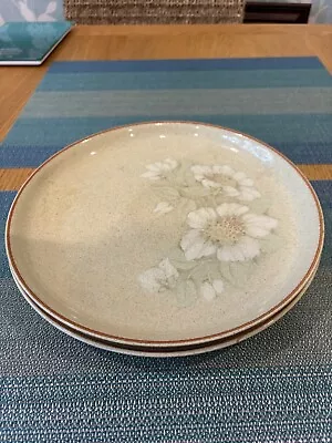 Buy Denby Daybreak Stoneware Dinner Plates  10  / 25.5cm Vintage X2 • 9.99£