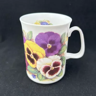 Buy Vintage Ashley Pansies Floral Fine Bone China Mug Made In Staffordshire England • 6£