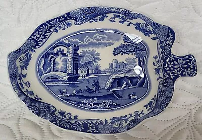 Buy Lovely Blue And White Spode Italian Leaf Dish  • 15£