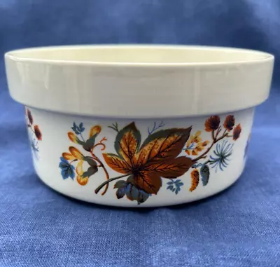 Buy Vintage 1970's  Lord Nelson Pottery  Deep Dish -  Autumn Leaf Pattern • 9£