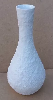 Buy Vintage Old Retro West  German Pottery China White 9  Vase Edelstein Mottled  • 49.95£
