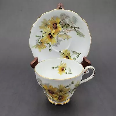 Buy Royal Standard Brown Eyed Susan Bone China Tea Cup Saucer Vintage • 18.63£