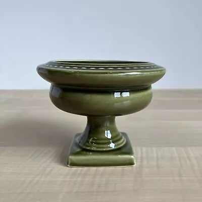 Buy Vintage Dartmouth Of Devon Pottery Pedestal Vase / Pillar Candle Holder H 9.5cm • 12.99£