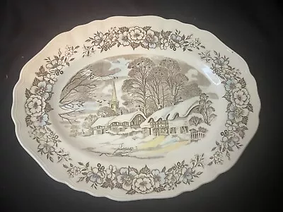 Buy J & G Meakin English Staffordshire   Country Life   31 Cms  Oval Platter • 4.99£
