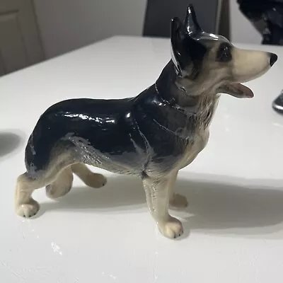 Buy Vintage Melba Ware German Shepherd Dog Ceramic Figurine Ornament 19cm Tall • 22.99£
