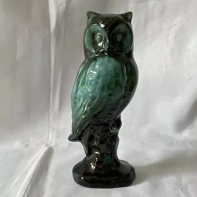 Buy Vintage Blue Mountain Pottery Owl ~ Green Glaze ~ Immaculate Condition 7.5” Tall • 9.99£