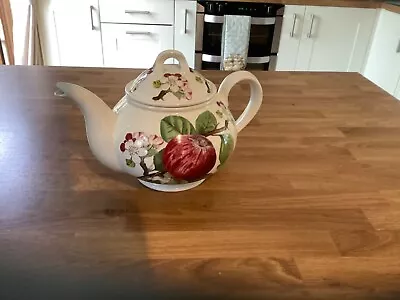 Buy Portmeirion Pomona The Hoary Morning Apple Large Teapot Excellent Condition • 20£