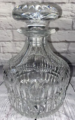 Buy Vintage Royal Brierley Cut Lead Crystal Exquisite Decanter Heavy Signed • 19£