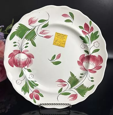 Buy Antique Adams Pearlware Plate C1830 England Staffordshire Roses 8.5”W • 39.68£