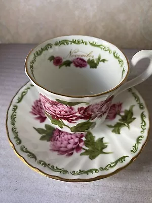 Buy Royal Kendal Fine Bone China November Coffee Cup And Saucer • 10£