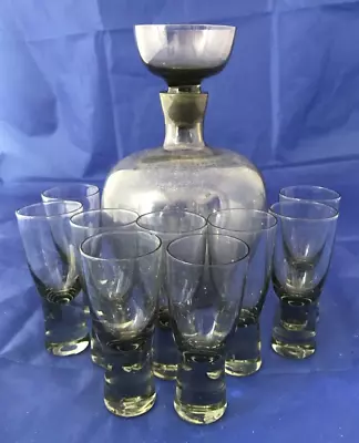 Buy Decanter Saki & Glasses (9) Holmegaard Lutken  1960's Rare Vintage Free Postage • 115£