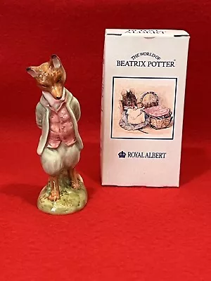 Buy Beatrix Potter Royal Albert Figurine Foxy Whiskered Gentleman Gift Figure • 14.99£