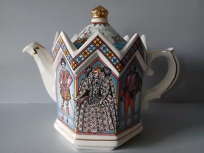 Buy Sadler “Elizabeth I” Bone China Teapot Queen Of England 1558-1603 Drake, Raleigh • 19.68£