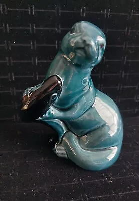 Buy Poole Pottery Otter With Fish Figurine • 10£