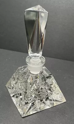 Buy Lead Crystal Cut Glass Perfume Bottle • 9.99£