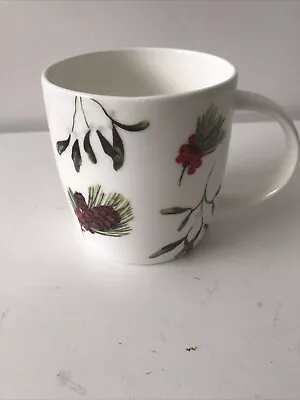 Buy Laura Ashley Mug With Winter Theme Berries/Pine Cones In Excellent Condition • 5£