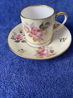 Buy Crown Staffordshire Vintage Coffee Can Demitasse Floral Posies Style C1930s • 18£