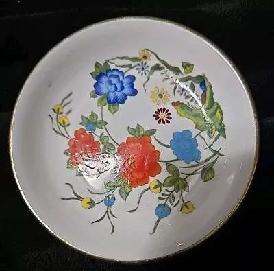 Buy Aynsley Trinket Dish - Chelsea Flowers Famille Rose- Fine English Bone China • 8.38£