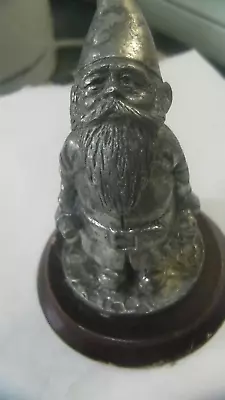 Buy Pewter Ware   Fine Art Scuplture Of A  Garden Gnome • 9.99£