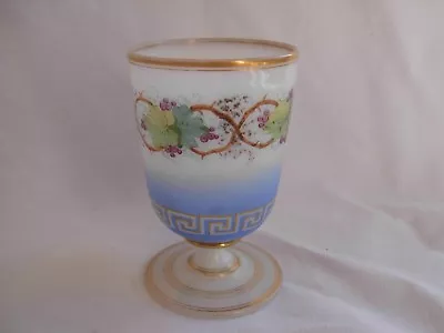 Buy ANTIQUE FRENCH OPALINE CRYSTAL ABSINTHE GLASS,MIDDLE 19th CENTURY • 73.62£