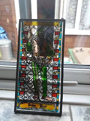 Buy Hand Made And Painted Robin Hood In Stained Glass. With Certificate • 15£