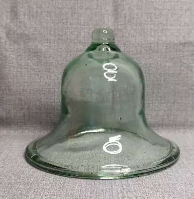 Buy Antique French Garden Cloche Green Glass Garden Bell Jar Dome ~ 7.75” W X 6.5  H • 51.26£