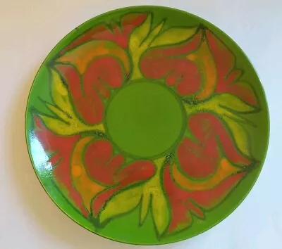 Buy Poole Pottery Delphis Pattern Shape 4A 25cm 10  Diameter WITH INITIALS VIBRANT • 42.99£