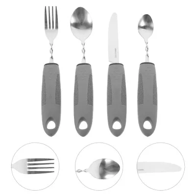 Buy  Silverware Elderly Eating Tableware Rehabilitation Durable Cutlery Utensils • 15.15£