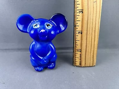 Buy Fenton Glass Periwinkle Blue NFGS Mouse • 37.28£