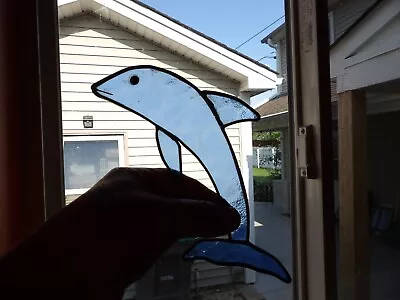 Buy Stain Glass Dolphin 8 Inch Light Catcher Blue • 11.18£