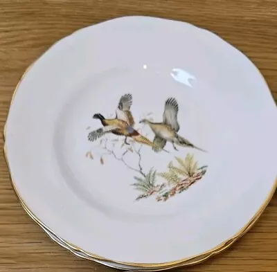 Buy Crown Staffordshire Fine Bone China Game Birds Side Plate - Fab Condition! • 12.99£