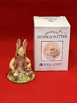 Buy Beatrix Potter Figurine Royal Albert Benjamin Bunny Sat On A Bank Figure - NEW • 13.99£