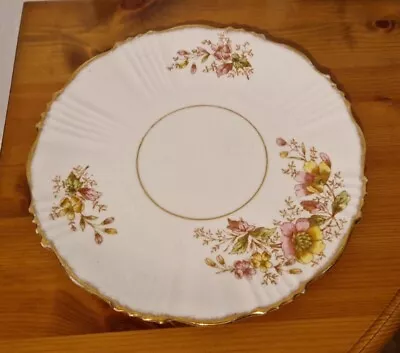 Buy Antique Very Pretty 24cm Plate Floral Gilt Design Unmarked • 11£