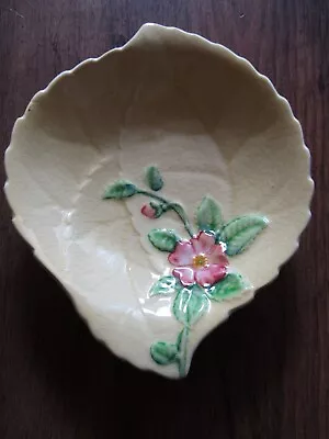 Buy Vintage Carlton Ware Yellow Leaf Dish - Rare Pattern 2114 • 12.95£