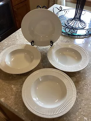 Buy Mikasa Italian Countryside DD900 Lot Of 3 White Rimmed Soup Bowls 9 3/8” • 23.29£