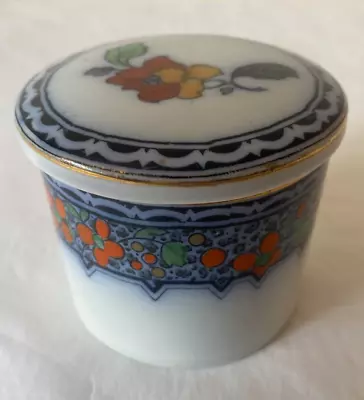 Buy Art Deco Period Losol Ware Keeling & Co, Lidded Dish, Diaper Design, 7cm • 7£