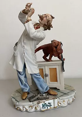 Buy Old Capodimonte Veterinary Figurine Dogs And Cats Porcelain Cocker Spaniel • 163.04£