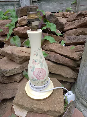 Buy Vintage China Carlton Ware Rose Flower Lamp Base • 23£