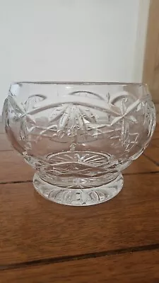 Buy Vintage Heavy Cut Tyrone Crystal Bowl/Vase /Candy Bowel/Dry Flowesr Bowl  • 20£