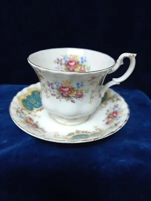 Buy Vintage Royal Albert  Berkeley   Floral English Bone China Cup And Saucer • 8£