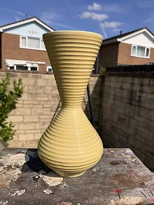 Buy West German Pottery Bay Keramik 463/25R Yellow Vase  1960-70s’ • 18£